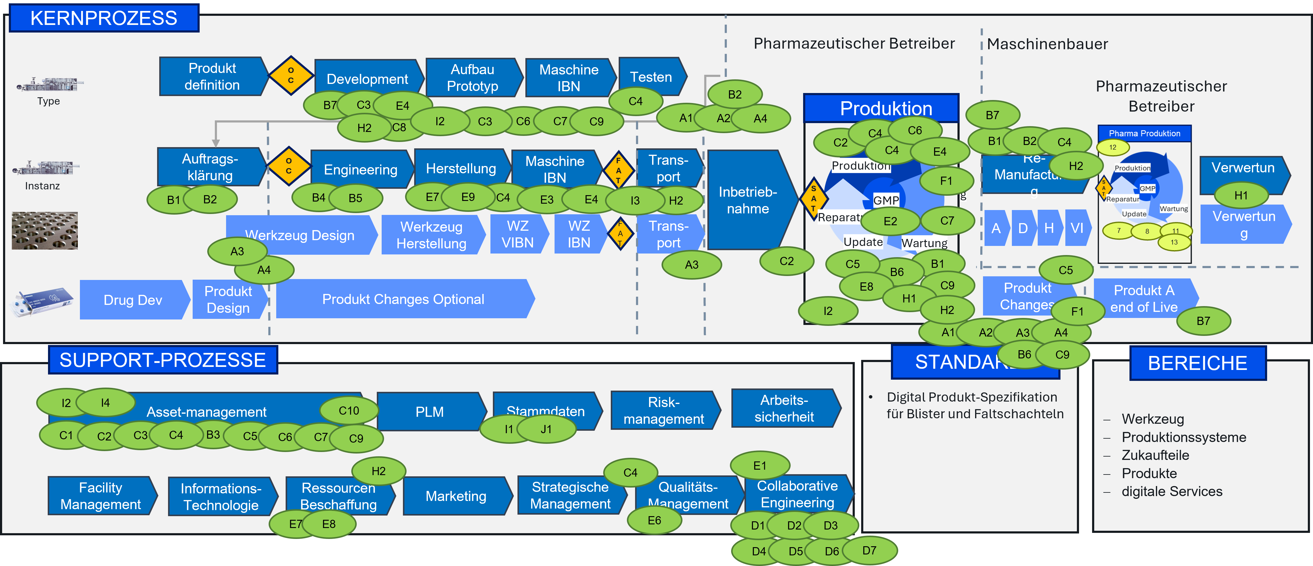 Beispiel Potenzialanalyse Pharma-Verpackungs-Maschine